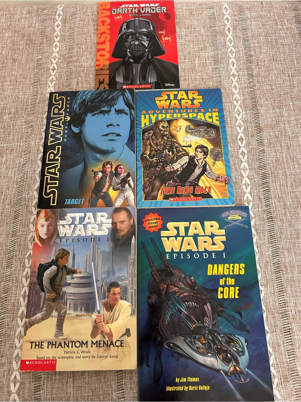 STAR WARS Books for Kids Bundle Rebel Force Backstories Phantom Menace and More